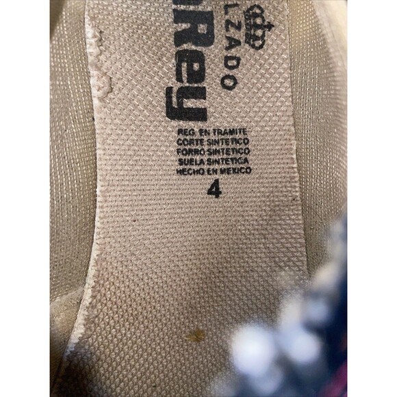 Calzado Sarey Women’s Casual Espadrilles Size 4 M Multicolor Canvas Beach Cruise - Picture 3 of 12